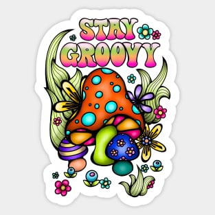 Stay Groovy Sticker